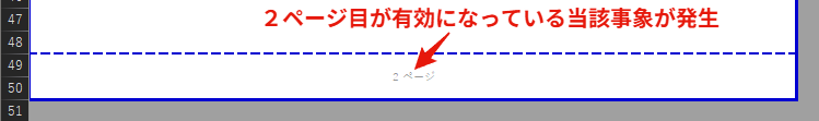 Excel改ページ表示の確認画面